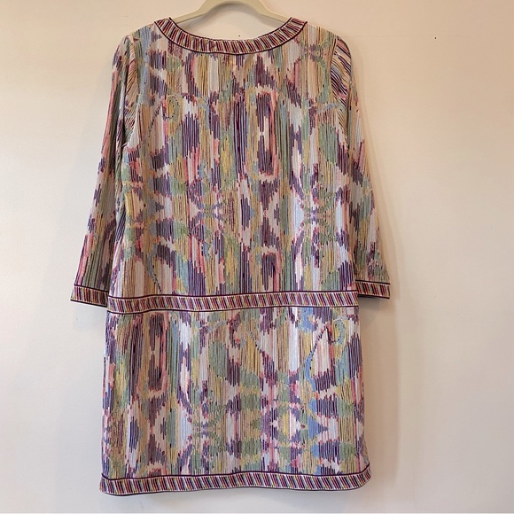 Colorful bohemian BCBG a-line dress - Picture 6 of 7